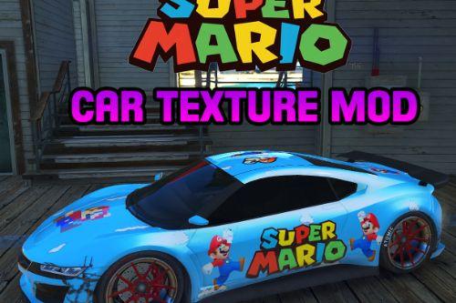 Mario Themed Car Texture Mod